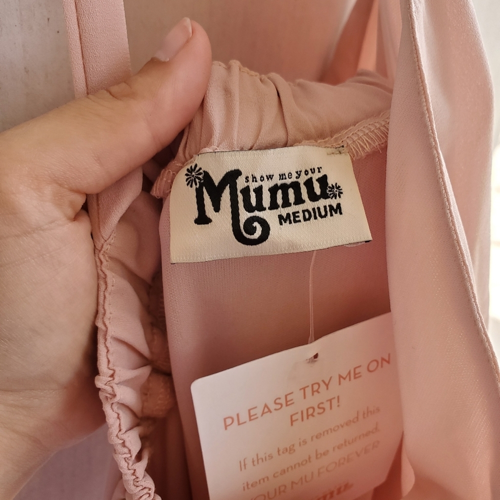 Show Me Your Mumu Dusty Blush Amanda Maxi Dress - Picture 2 of 4